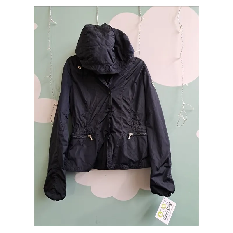 Giubbino Moncler Leggero Blu Bimba 10 A