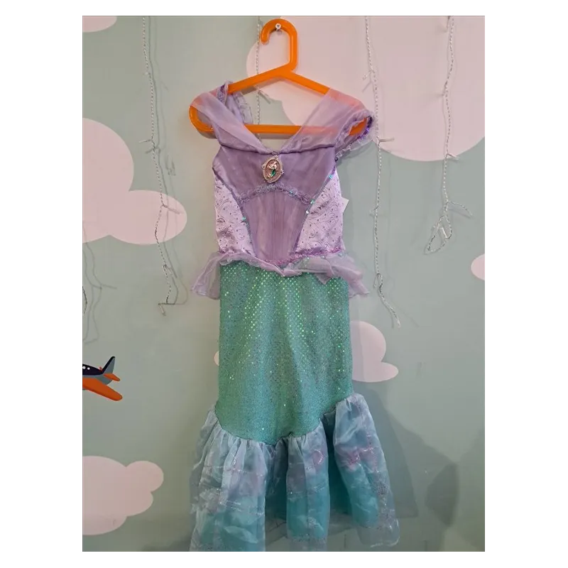 Vestito Carnevale Sirenetta Disney 5/6 A