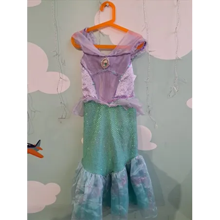 Vestito Carnevale Sirenetta Disney 5/6 A