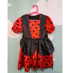 Vestito Carnevale Ballerina Speagnola Rosso e Nero 5 A