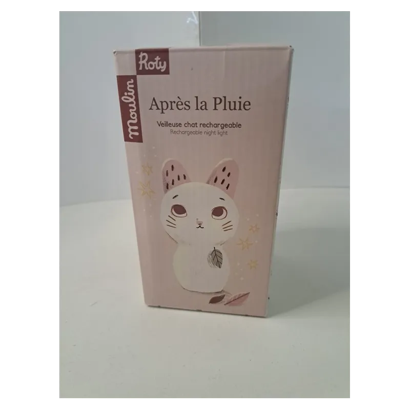 Luce Notturna Da Cameretta Gattino Moulin Roty
