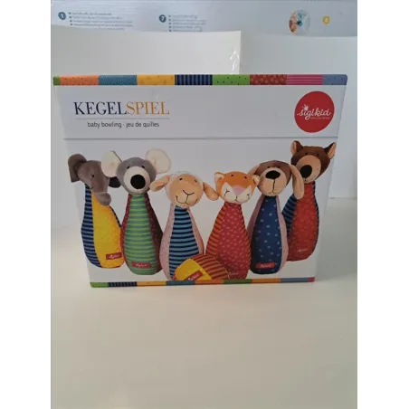 Gioco Sigikid Baby Bowling Morbido Animali
