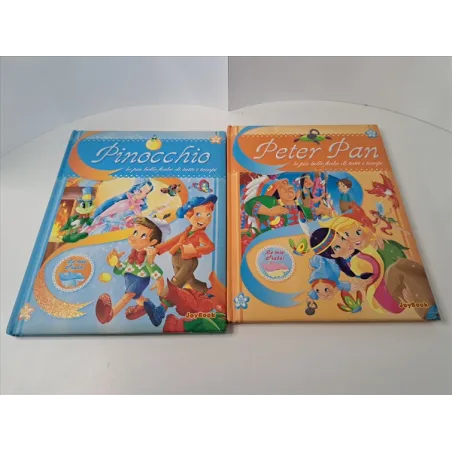 Libro Peter Pan e Pinocchio Fiabe Classiche 2 PZ