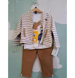 Completo  Felpa Maglia Maniche Corte Pantalone 3 Pz