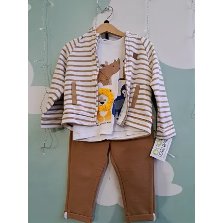 Completo  Felpa Maglia Maniche Corte Pantalone 3 Pz