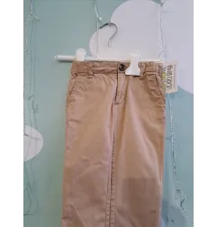 Pantalone Beige Con Bottone 24-30 M