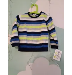 Maglioncino In Cotone A Righe Fagottino 18-24 M