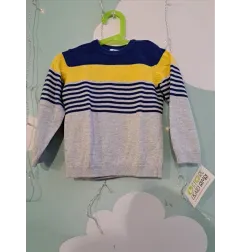 Maglioncino Fagottino Giallo E Blu 18-24 M