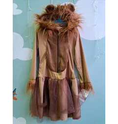 Vestito Carnevale Leone Con Gonna 7-9 A