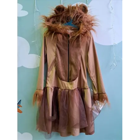 Vestito Carnevale Leone Con Gonna 7-9 A