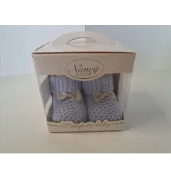 Babucce Nascita Azzurre Nuove