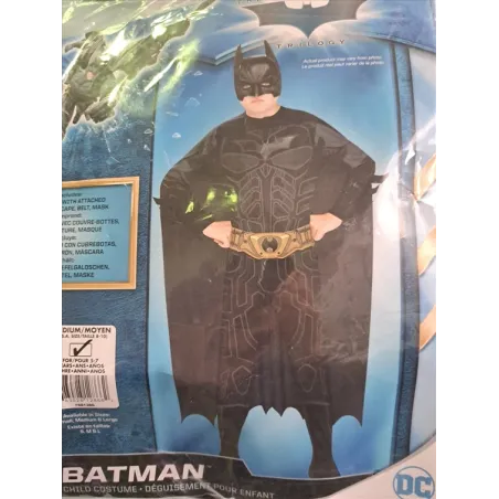 Vestito Carnevale Batman Con Maschera 6/8 A