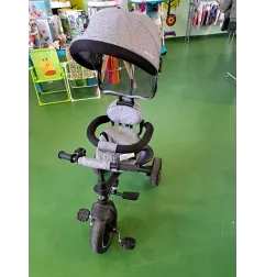 Triciclo Con Maniglione Kinderkraft Grigio
