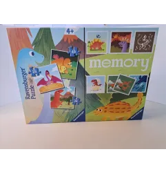 Gioco Puzzle e Memory Dinosauri Nuovo