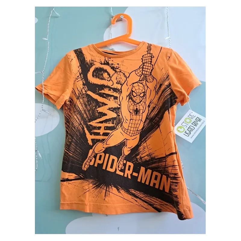 T Shirt Spiderman Arancione 7/8 A