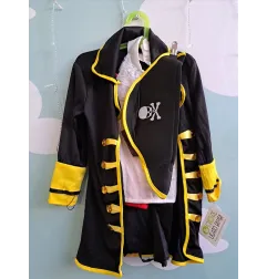 Vestito Carnevale Pirata / Capitan Uncino 6/7 A