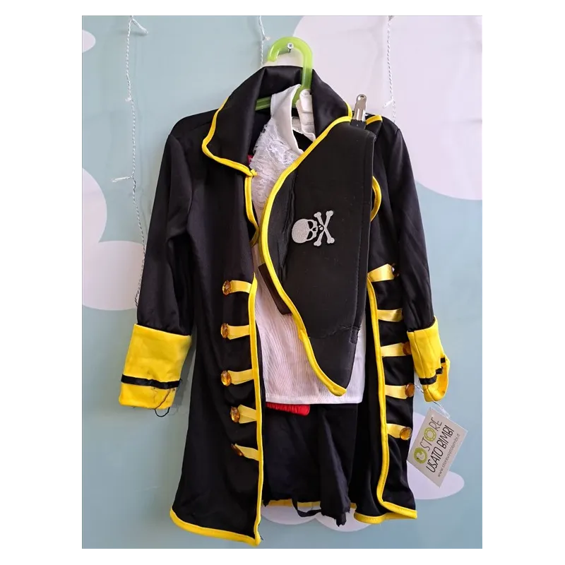 Vestito Carnevale Pirata / Capitan Uncino 6/7 A
