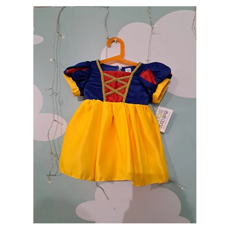 Vestito Carnevale Biancaneve Shein 6/9 M