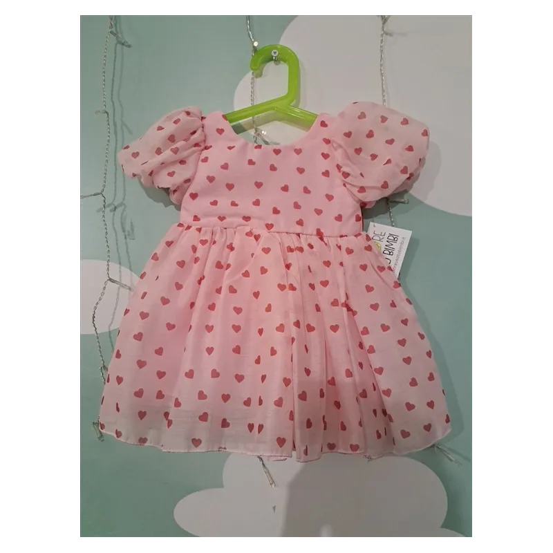 Vestito Carnevale Principessa Dei Cuori 6/9 M (Shein)