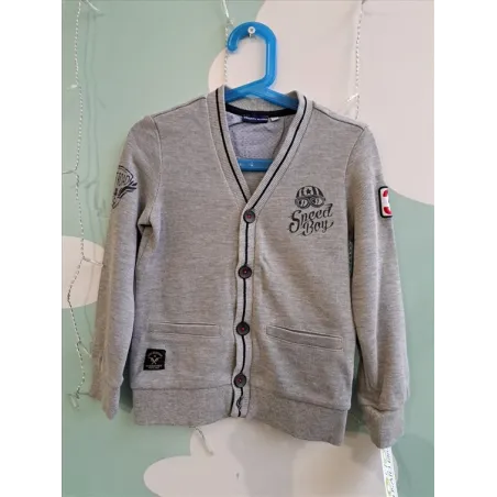 Maglioncino Con Bottoni Grigio Speed Boy 6-7 A