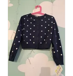Cardigan Pois Blu 6-7 A