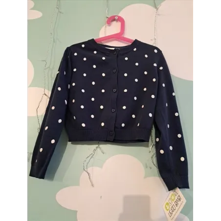 Cardigan Pois Blu 6-7 A