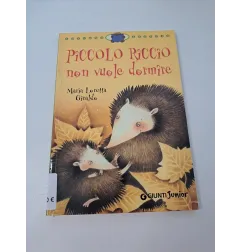 Libro In Stampatello Piccolo Riccio Non Vuole Dormire