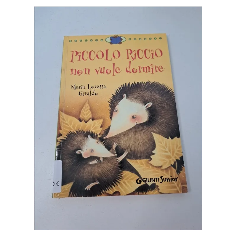 Libro In Stampatello Piccolo Riccio Non Vuole Dormire