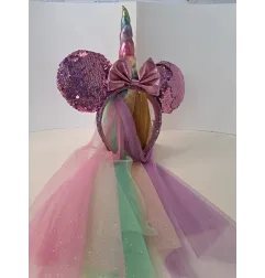 Cerchietto Minnie Unicorno Colorato