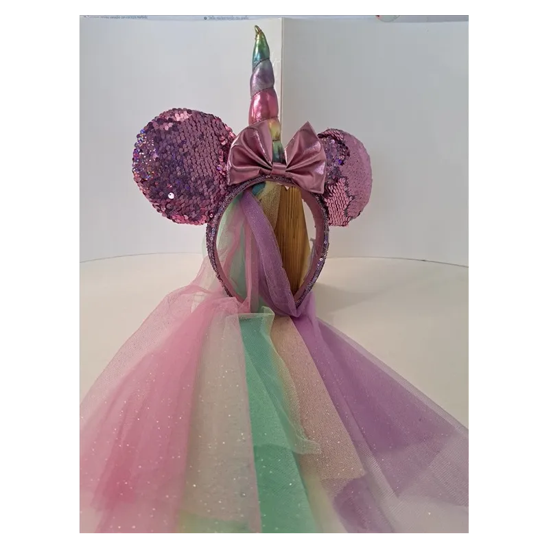 Cerchietto Minnie Unicorno Colorato
