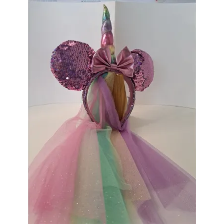 Cerchietto Minnie Unicorno Colorato