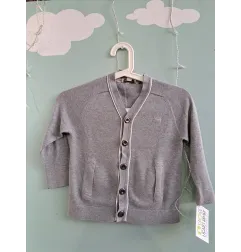Cardigan Burberry Grigio 4 A