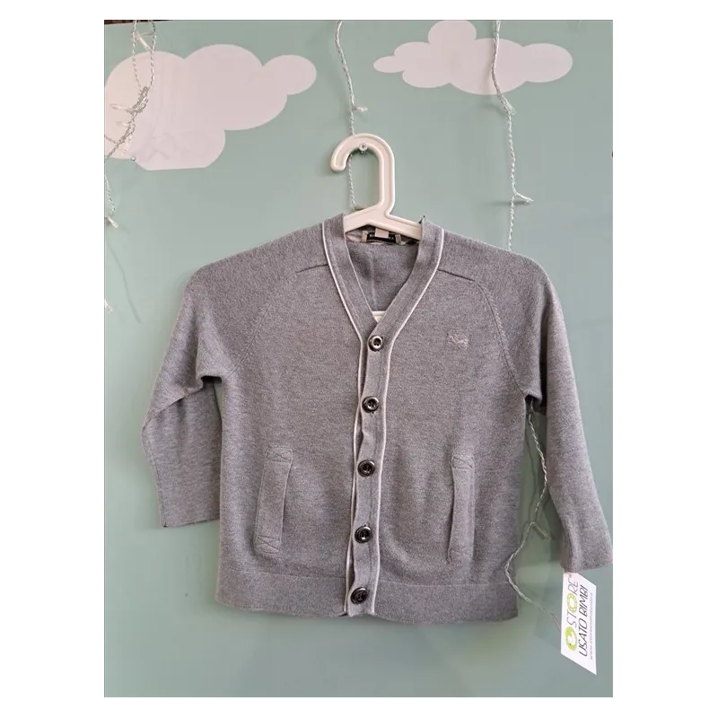 Cardigan Burberry Grigio 4 A