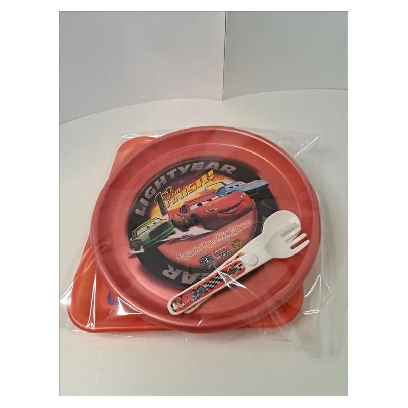 Set Pappa Piatti + Posate Cars