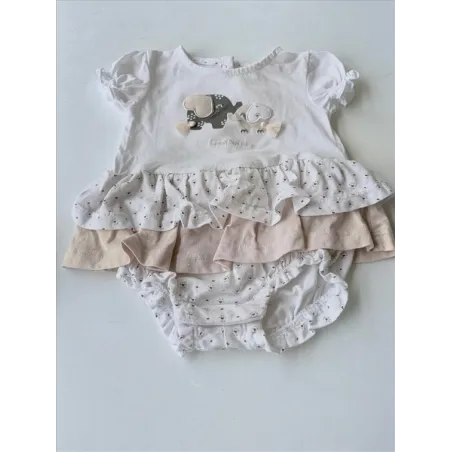 Pagliaccetto Bianco Elefantini Prenatal 1/3 M