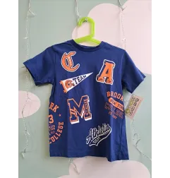 T-shirt Athlethics Blu 3-4 A