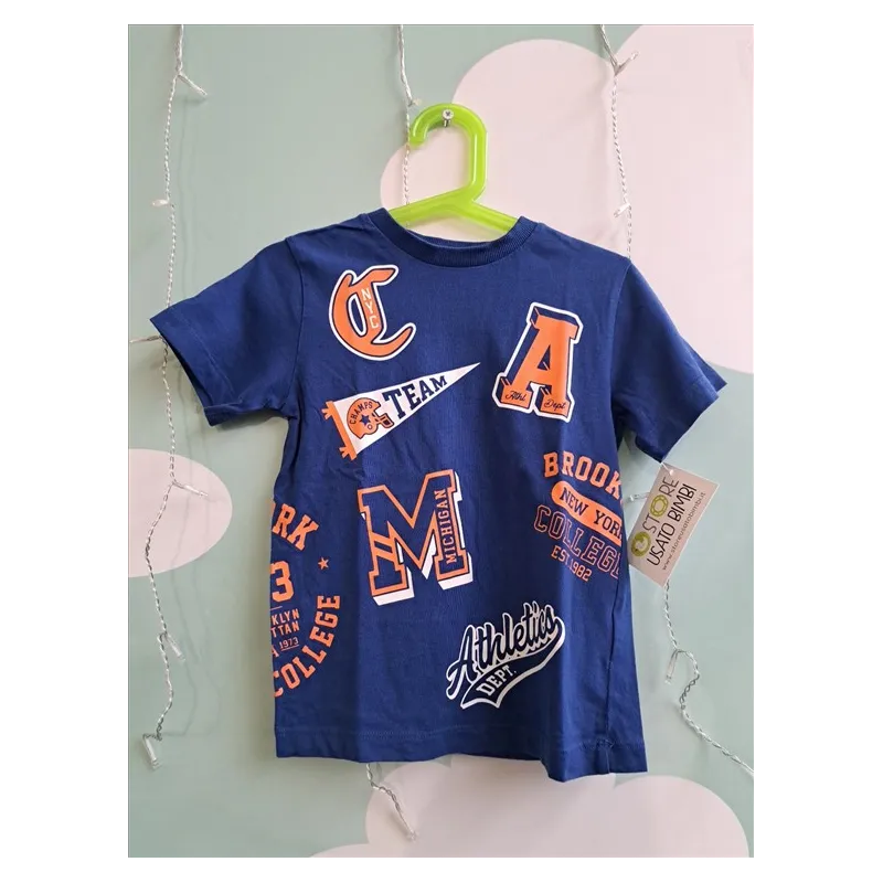 T-shirt Athlethics Blu 3-4 A