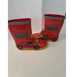 Stivali Pioggia Rossi Topolino N 33