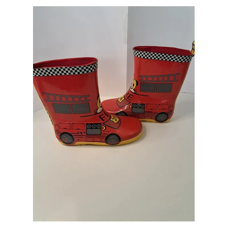 Stivali Pioggia Rossi Topolino N 33