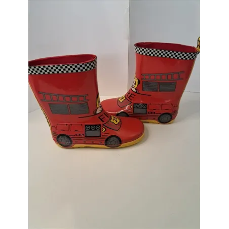 Stivali Pioggia Rossi Topolino N 33