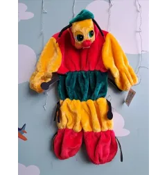 Vestito Carnevale Bruco Colorato 1/2 Anni - Veste Abbondante