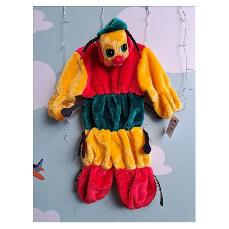 Vestito Carnevale Bruco Colorato 1/2 Anni - Veste Abbondante