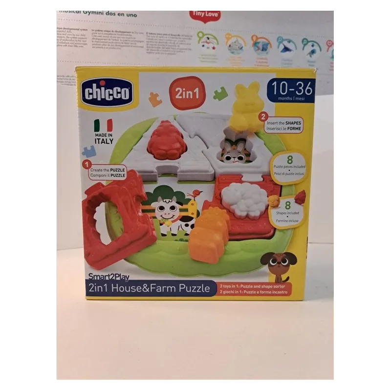Fattoria Chicco Smart Puzzle 2 In 1