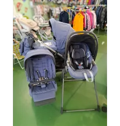 Trio Inglesina Aptica Color Jeans Con Borsa Dual Bag e Materassino Welcome Pod