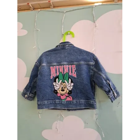 Giacca Jeans Minnie 1/2 Anni - 92 Cm