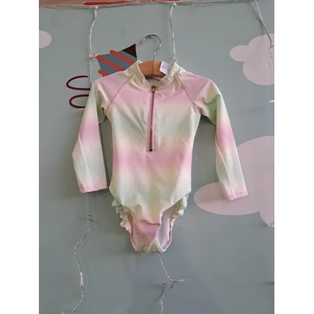 Costume Intero / Muta Maniche Lunghe Colorato 2 A