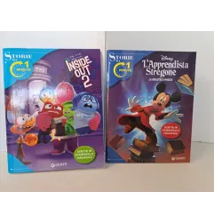 Libri Storie Da Un Minuto: Inside Out 2 + L'apprendista Stregone Topolino