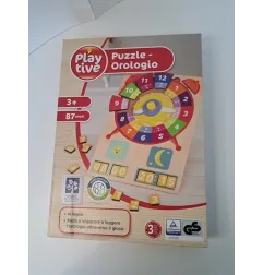 Puzzle Orologio In Legno