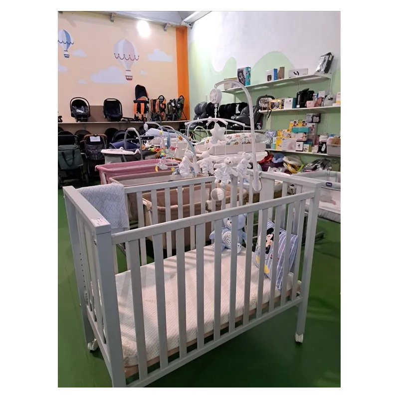 Lettino Con Materasso E Paracolpi 109x65,5 Cm