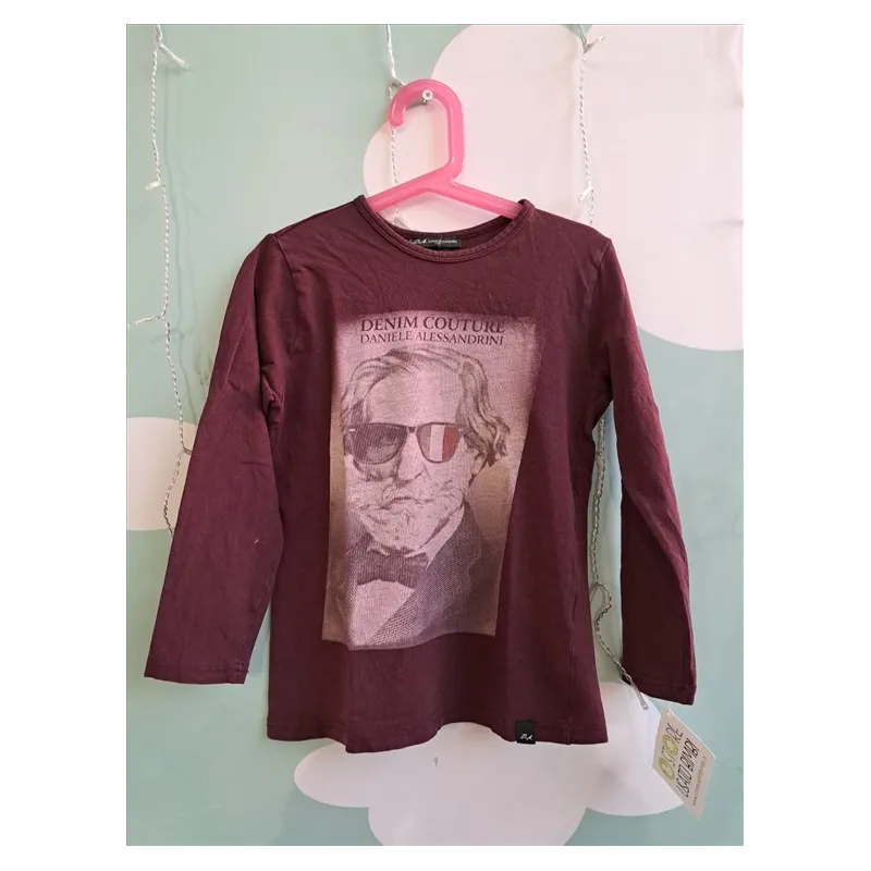 Maglia Maniche Lunghe Bordeaux 6 A